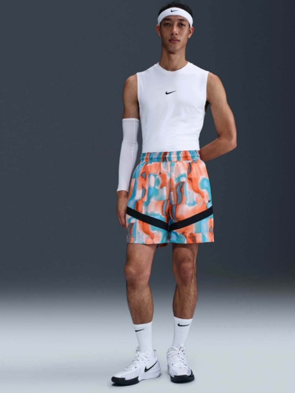 NWT NIKE Men’s ICON DRI- FIT BASKETBALL SHORTS 6 IN Size XL - Picture 4 of 10